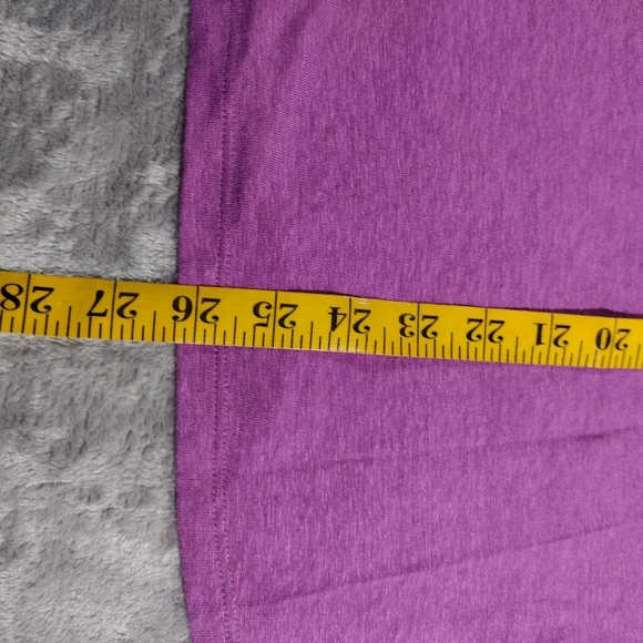 EILEEN FISHER Tank Top L Linen Jersey Sequin Embellished Scoop Neck Purple - Picture 7 of 7